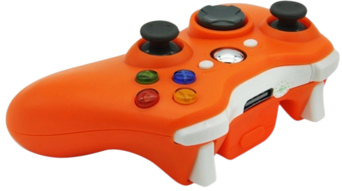 xbox 360 oranžový ovladač