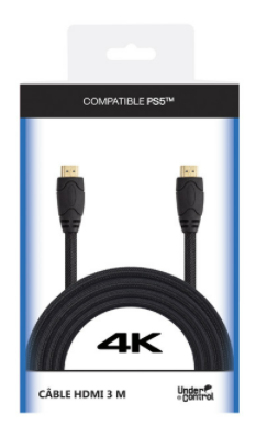 PS5 HDMI kabel 4K 3M černý