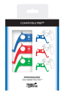 PS5 sada tří barevných krytů
