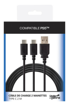 PS5 Dvojitý nabíjecí kabel USB-C