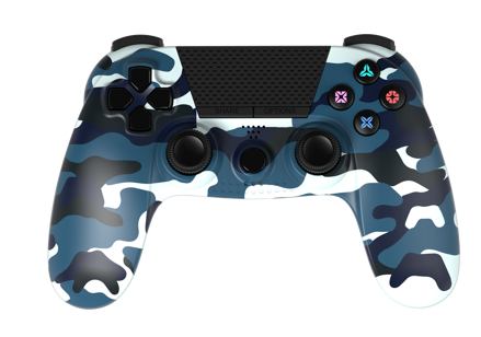 PS4 bezdrátový ovladač - Blue camo