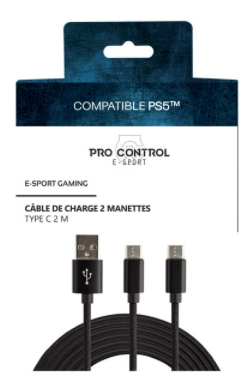 PS5 Opletený nabíjecí kabel USB-C