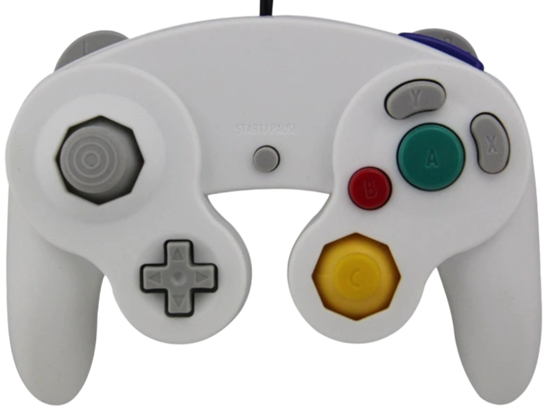 Gamecube ovladač bílý