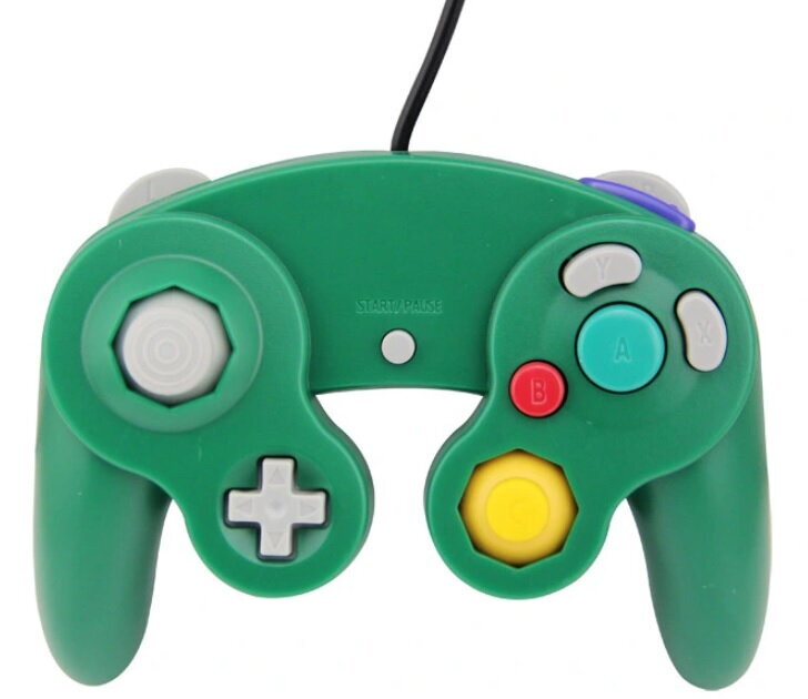 Gamecube ovladač zelený Gamecube ovladač zelený