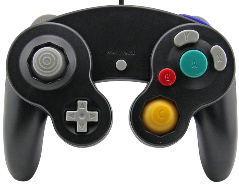 Gamecube ovladač černý