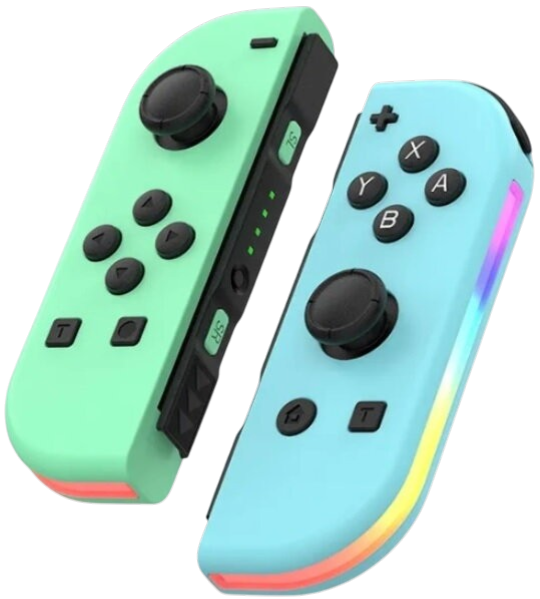 Nintendo Switch Joy-Con ovladač RGB zeleno-tyrkysový