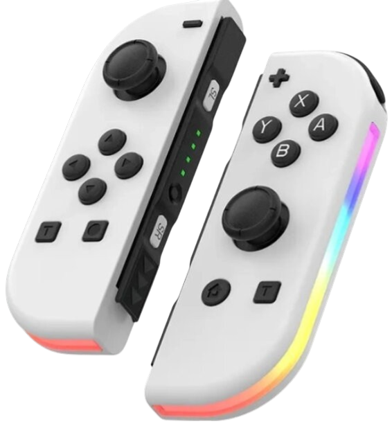 Nintendo Switch Joy-Con ovladač RGB bílý