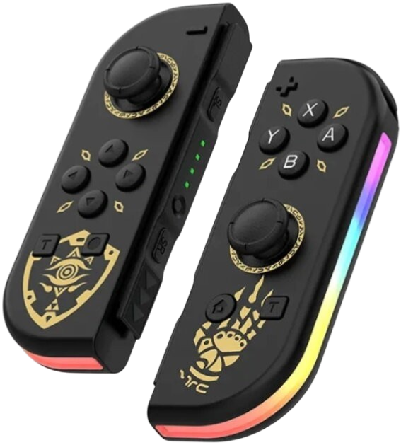 Nintendo Switch Joy-Con ovladač RGB černo-zlatý