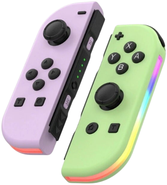 Nintendo Switch Joy-Con ovladač RGB růžovo-zelený V2