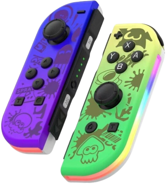 Nintendo Switch Joy-Con ovladač RGB squid color