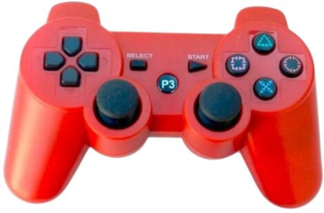 Ovladač PS3 Bluetooth červený