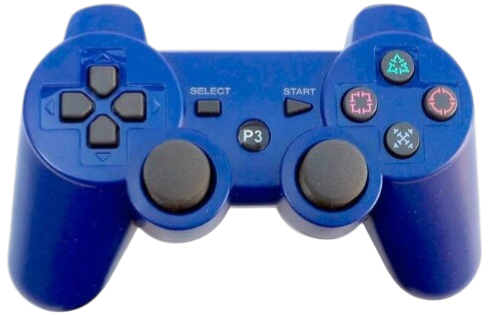Ovladač PS3 Bluetooth modrý