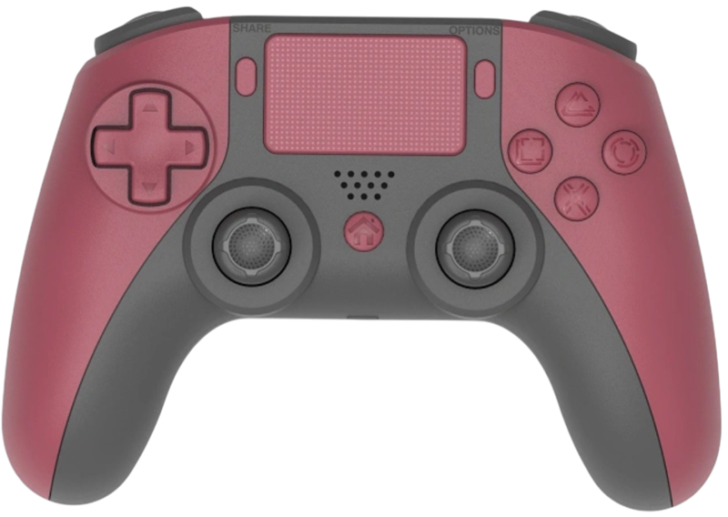 PS4 bezdrátový ovladač červeno-černý