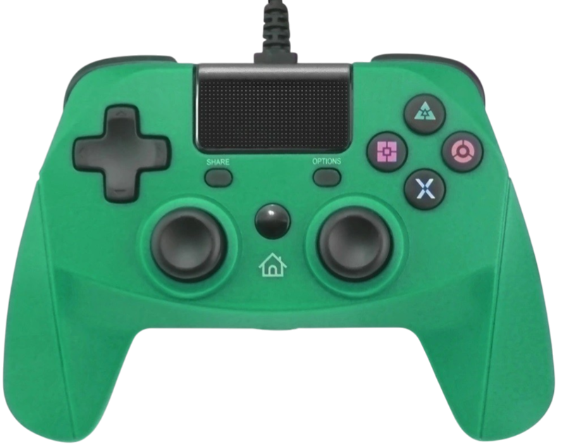 PS4 kabelový ovladač zelený