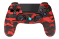 PS4 bezdrátový ovladač - Red camo