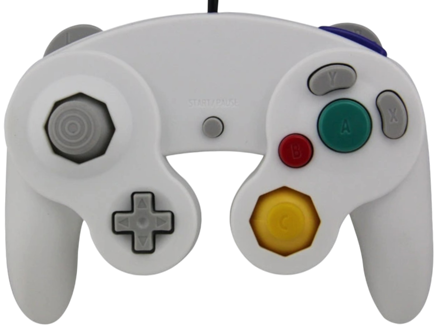 Gamecube ovladač bílý
