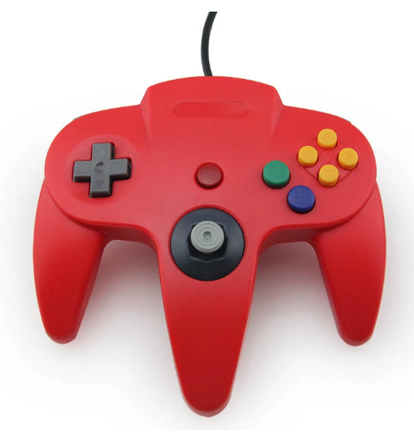 N64 ovladač červený