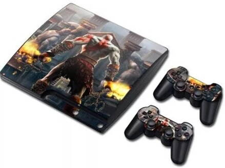 PS3 Slim polep God Of War V4