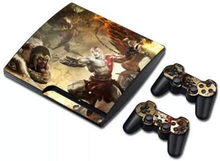 PS3 Slim polep God Of War V5
