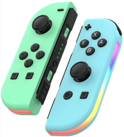 Nintendo Switch Joy-Con ovladač RGB zeleno-tyrkysový