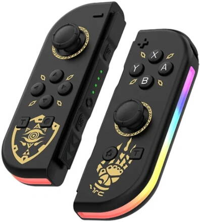 Nintendo Switch Joy-Con ovladač RGB černo-zlatý