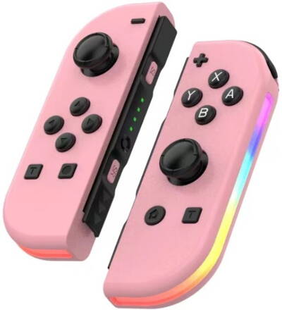 Nintendo Switch Joy-Con ovladač RGB růžovo-růžový