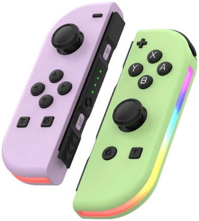 Nintendo Switch Joy-Con ovladač RGB růžovo-zelený V2