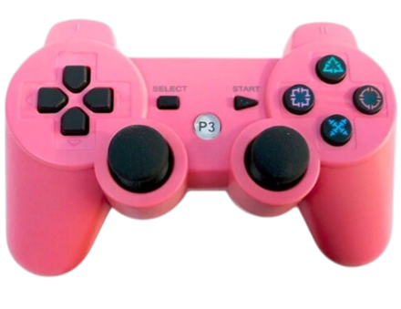 Ovladač PS3 Bluetooth růžový