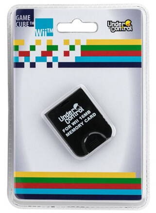 Paměťová karta Wii 16 mb černá