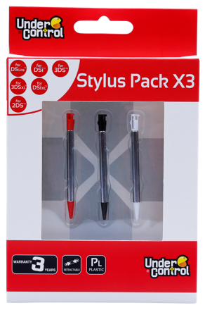 Stylus 3x Alu DSlite/DSi/DSiXL/3DS/3DSXL 