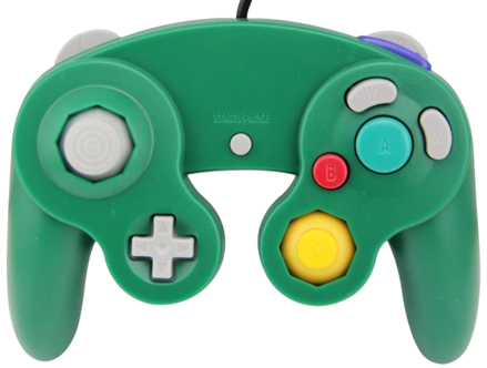 Gamecube ovladač zelený