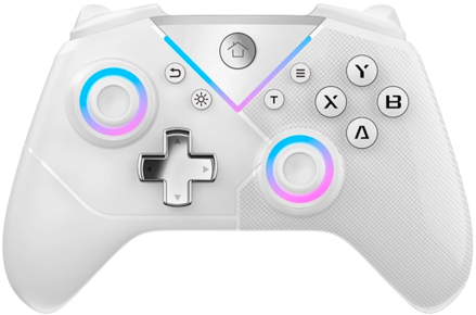 Nintendo Switch bezdrátový ovladač Elite bílý RGB