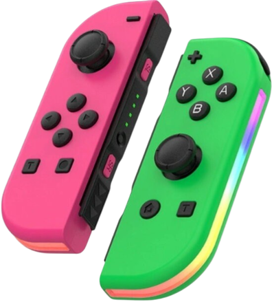Nintendo Switch Joy-Con ovladač RGB růžovo-zelený