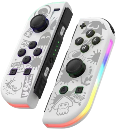 Nintendo Switch Joy-Con ovladač RGB squid šedý