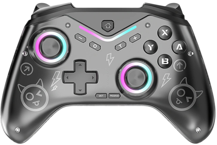Nintendo Switch bezdrátový ovladač černý cat
