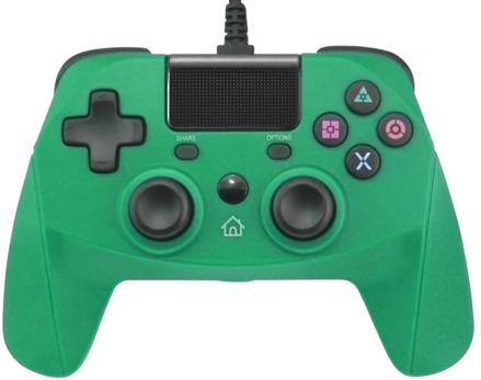 PS4 kabelový ovladač zelený