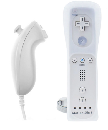Wii Remote Controller + Nunchuck bílý