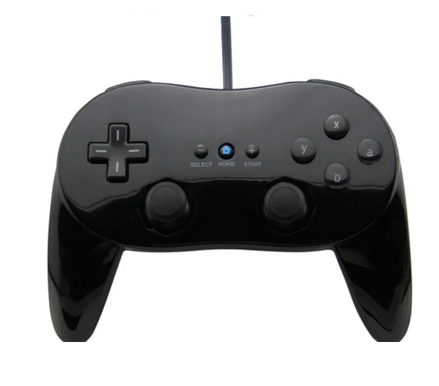 Ovladač Wii / WiiU Classic černý
