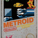 Plechová cedule Metroid 20x30 cm Plechová cedule Metroid 20x30 cm