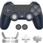 Ovladač Bluetooth PS4 / PC Elite - modrý